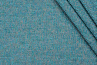 Rio Woven Chenille Upholstery Fabric in Turquoise 