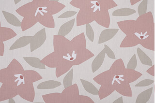 Magnolia Home Toulouse Printed Cotton Drapery Fabric in Blossom 
