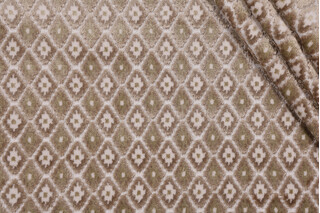 Hamilton Mozart Velvet Upholstery Fabric in Khaki 