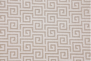 Anna French Meander AW26125 Velvet Upholstery Fabric in Off-White for Thibaut 