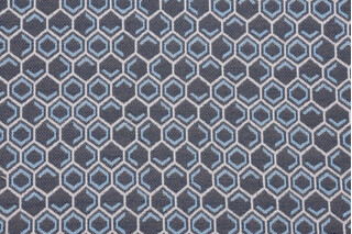 Sunbrella Hexagon Woven Solution Dyed Acrylic Outdoor Fabric in Riverside 