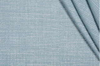 Marina Woven Solution Dyed Acrylic Outdoor Fabric in Aqua 