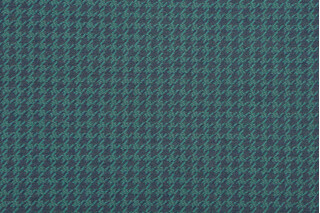 Sunbrella Houndstooth Woven Solution Dyed Acrylic Outdoor Fabric in Lagoon 