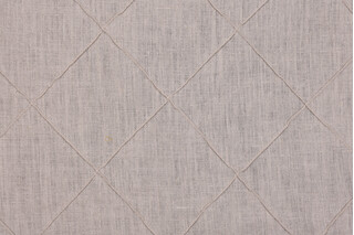 Anna French Tailored Diamond AW26101 Pintuck Drapery Fabric in Natural for Thibaut