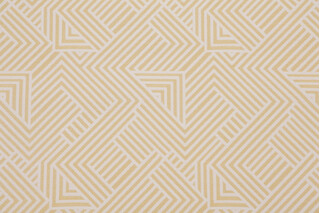 Robert Allen Folded Maze BK Upholstery Fabric in Zest