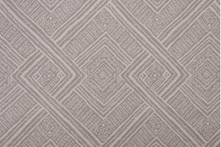 Richloom Algers Printed Cotton Drapery Fabric in Sterling 