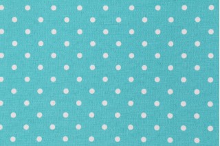 Premier Prints Mini Dot Printed Polyester Outdoor Fabric in Ocean 