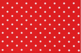Premier Prints Mini Dot Printed Poly Outdoor Fabric in Rojo 