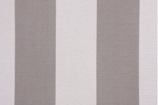 Premier Prints Vertical Stripe Printed Outdoor Fabric in Grey