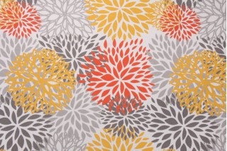 Premier Prints Blooms Outdoor Fabric in Citrus
