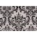 Sample of Premier Prints Traditions Printed Cotton Drapery Fabric in Black/White