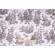 Premier Prints Colonial Toile Printed Cotton Drapery Fabric in Black 