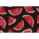Richloom Melon Printed Polyester Outdoor Fabric in Noir 