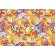 Sample of Tempo Terrasol Zoe Printed Poly Outdoor Fabric in Canary 