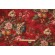 Sample of Kaufmann Queensland Printed Cotton Drapery Fabric in Crimson 