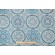 PK Lifestyles Color Wheel Printed Polyester Outdoor Fabric in Indigo 