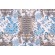 P Kaufmann Tiger Eye Printed Cotton Drapery Fabric in Blue Moon 