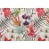 Sample of Terrasol - Noumea Printed Acrylic Outdoor Fabric in Blanc 