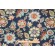 Richloom Daelyn Printed Polyester Outdoor Fabric in Navy 