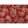 Roth & Tompkins Beacon Hill Printed Cotton Drapery Fabric in Brick 