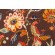 Sample of Kaufmann Bal Harbour Printed Cotton Drapery Fabric in Cocoa 