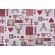 Stof France Thorens Printed Cotton Drapery Fabric in Rouge 