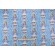 Harrison Howard Mariner's Song Printed Cotton Drapery Fabric in Luna 