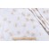 Flower Bud Embroidered Drapery Fabric in Vanilla