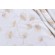 Flower Bud Embroidered Drapery Fabric in Vanilla