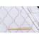 Dot Ogee Embroidered Drapery Fabric in Pebble