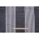 Christian Fischbacher Addition Sheer Drapery Fabric in Tuxedo