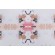 Sample of Hamilton Higgins Printed Cotton Drapery Fabric in Salmon 
