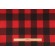 Premier Prints Buffalo Check Printed Slub Cotton Canvas Drapery Fabric in Red Black