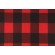 Premier Prints Buffalo Check Printed Slub Cotton Canvas Drapery Fabric in Red Black