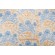 Brochier Ventotene Printed Cotton Drapery Fabric in Cornflower/Maize for Scalamandre