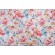 Hamilton Flora Printed Cotton Drapery Fabric in Geranium 