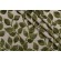 Sample of PK Lifestyles Lovely Leaf Velvet Upholstery Fabric in Forest 