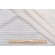 Royal Stripe Sheer Drapery Fabric in Bisque