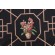 Thibaut Orchid F93126 Printed Cotton Drapery Fabric in Black