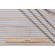 Herringbone Stripe Woven Decorator Fabric in Bluebell