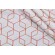 Leipsic Chenille Embroidered Outdoor Fabric in Coral 
