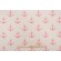 SunReal Boat Anchor Printed Outdoor Fabric in Coral 