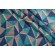 Sample of PK Lifestyles Prismatic Velvet Upholstery Fabric in Mediterranean 