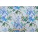 Covington Nadine Printed Cotton Twill Drapery Fabric in Cabana Blue 
