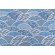 Regal Fabrics Wavelength Printed Polyester Drapery Fabric in Indigo