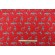 Novogratz Dr Zebra Printed Polyester Outdoor Fabric in Red 