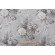 Waverly Ballad Bouquet Printed Linen Blend Drapery Fabric in Platinum
