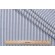 Magnolia Home Berlin Ticking Stripe Printed Cotton Drapery Fabric in Ocean 