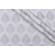 PK Lifestyles Royal Fern Embroidered Drapery Fabric in Silver