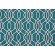 Bryant Kingswan Lattice Printed Polyester Outdoor Fabric in Teal